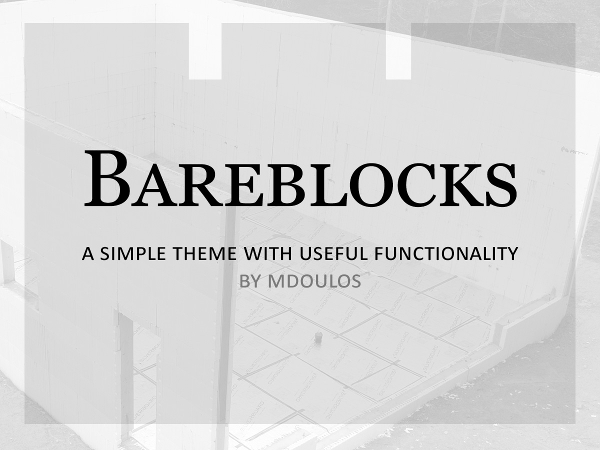 Bareblocks: WordPress Theme Image