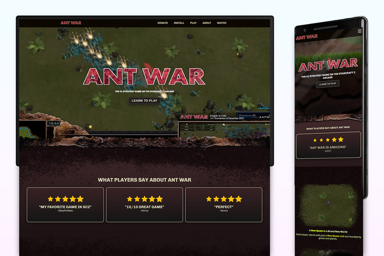 Ant War Game Image